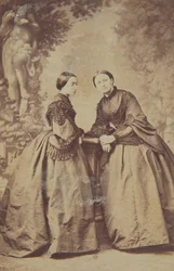 Gravin Isabella Dzialynska (geboren Czartoryska) en Prinses Marie Czartoryska (geboren Grocholskich)
